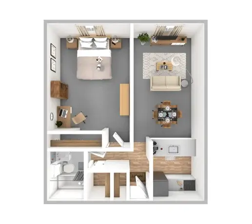 One Bedroom | One bathroom